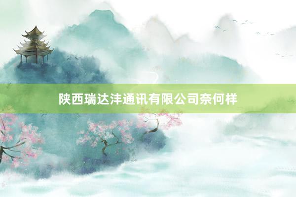 陕西瑞达沣通讯有限公司奈何样